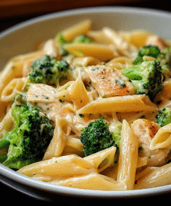 Creamy Broccoli and Chicken Penne