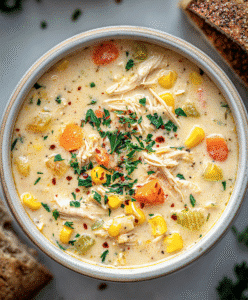 Crockpot Chicken Corn Chowder