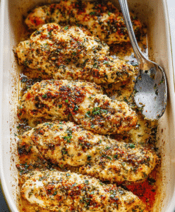 Garlic Parmesan Chicken Bake