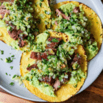 Grilled Steak Tacos with Avocado Salsa