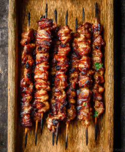 Grilled Thai Coconut Chicken Skewers