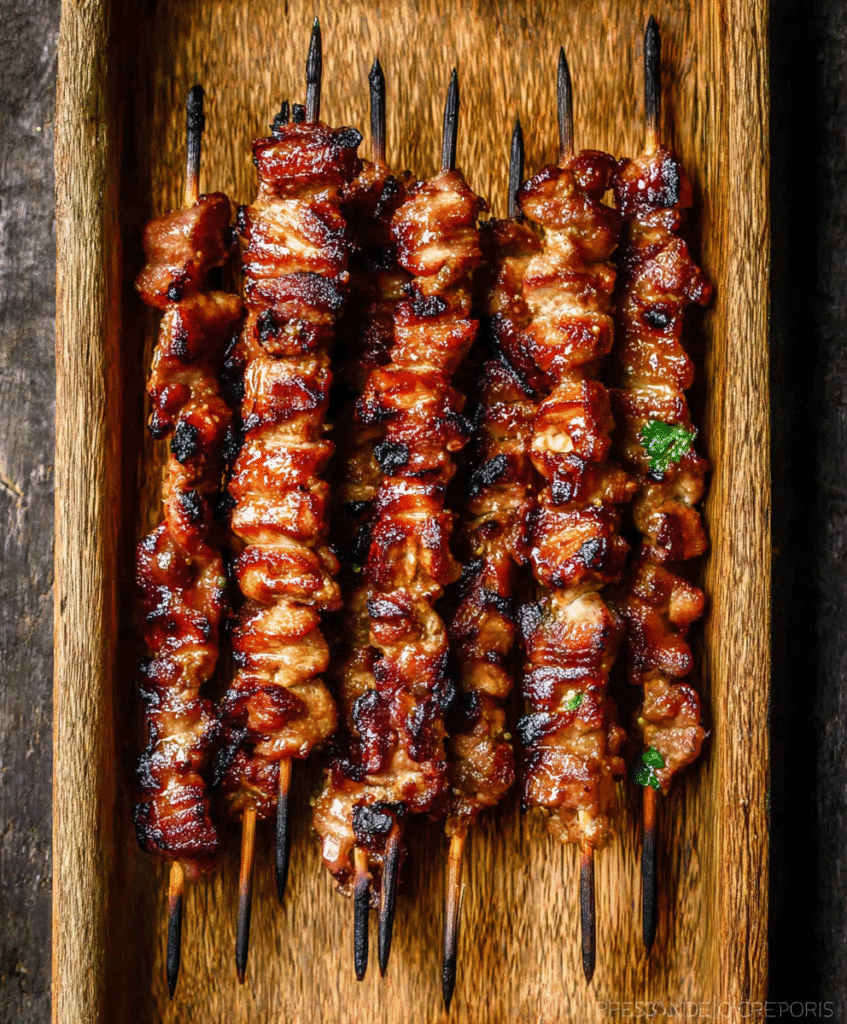 Grilled Thai Coconut Chicken Skewers