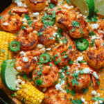 Mexican Street Corn and Shrimp