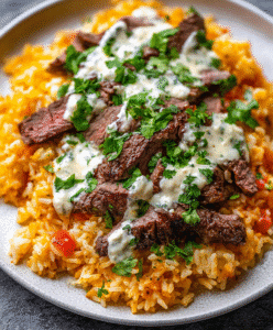 Steak & Queso Rice