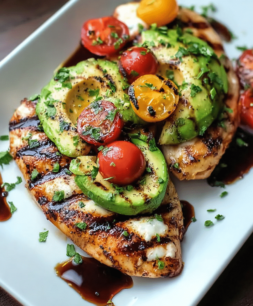 Grilled California Avocado Chicken