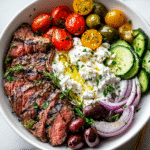Mediterranean Steak Bowl Recipe