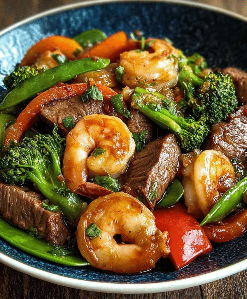 Steak and Shrimp Stir-Fry