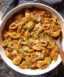 One Pot French Onion Pasta