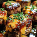 Best Cheesy Stuffed Meatloaf Bites