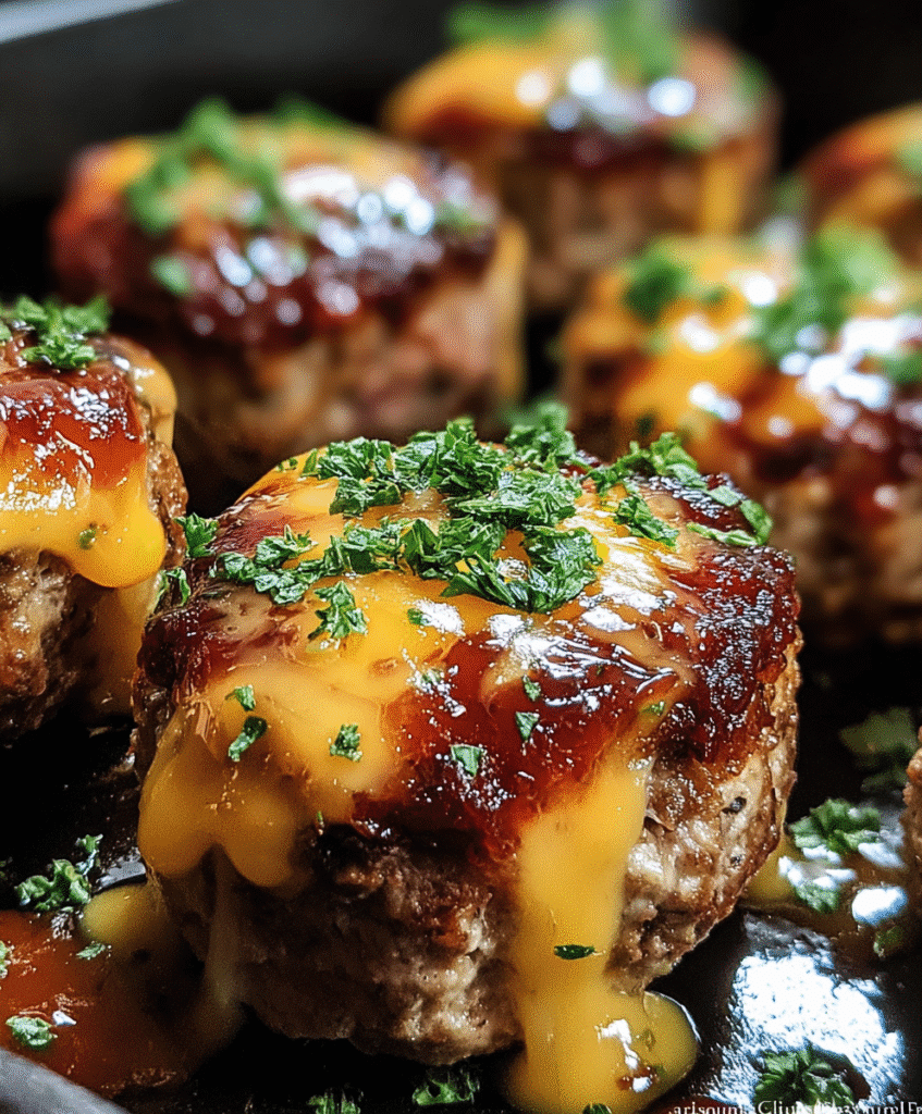 Best Cheesy Stuffed Meatloaf Bites