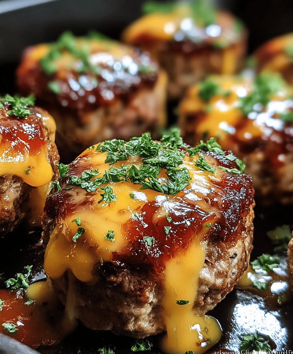 Best Cheesy Stuffed Meatloaf Bites