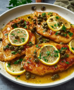 Chicken Piccata with Lemon and Capers