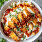 Chicken Parm Cottage Cheese Bowl