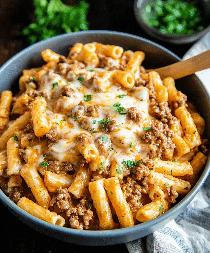 Cheeseburger Pasta