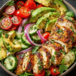 Grilled Chicken Avocado Salad