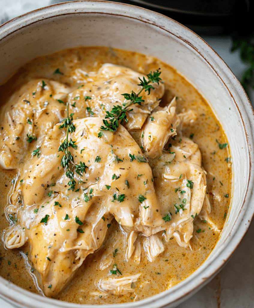 Best Crockpot Chicken and Gravy Recipe