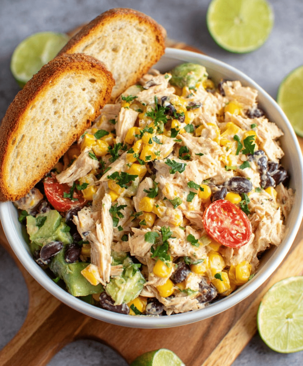 High Protein Southwest Chicken Salad
