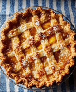 Homemade Peach Pie