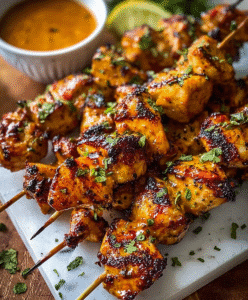 Cowboy Chicken Skewers