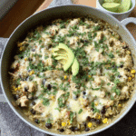 Salsa Verde Chicken & Rice Skillet