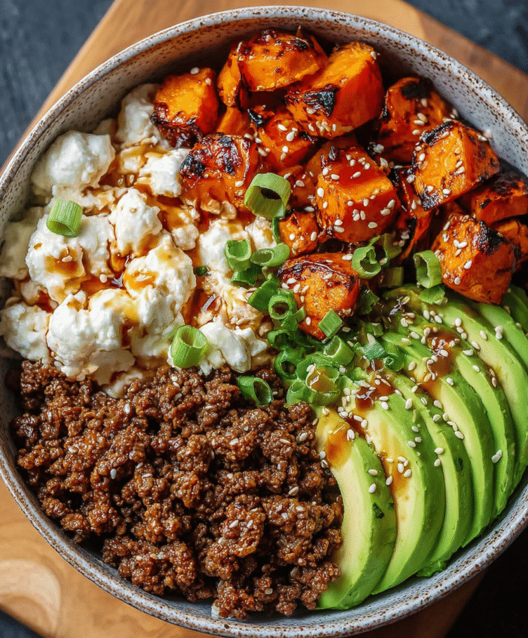 Ground Beef Hot Honey Bowl Recipe