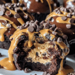 Chocolate Chip Cookie Dough Brownie Bombs