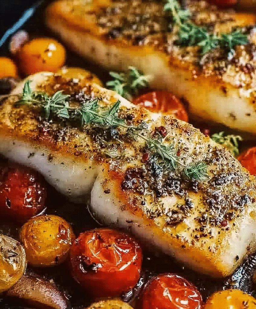 Mediterranean Baked Fish