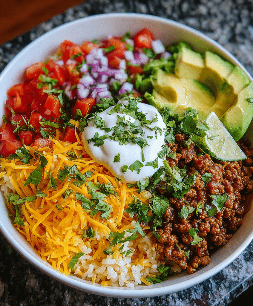 Taco Rice Bowl