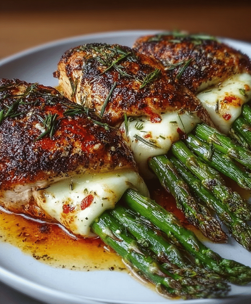 Asparagus Stuffed Chicken Breast