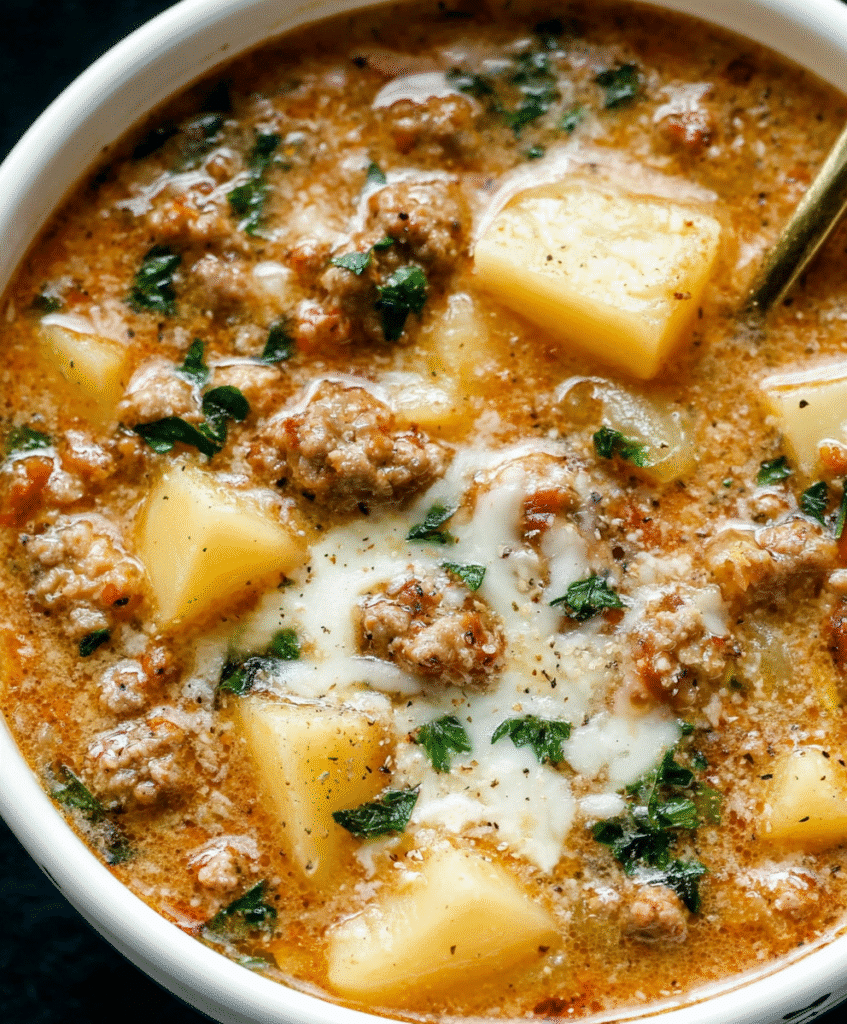 Cozy Italian Sausage and Potato Soup
