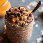 Chocolate Peanut Butter Overnight Oats Recipe