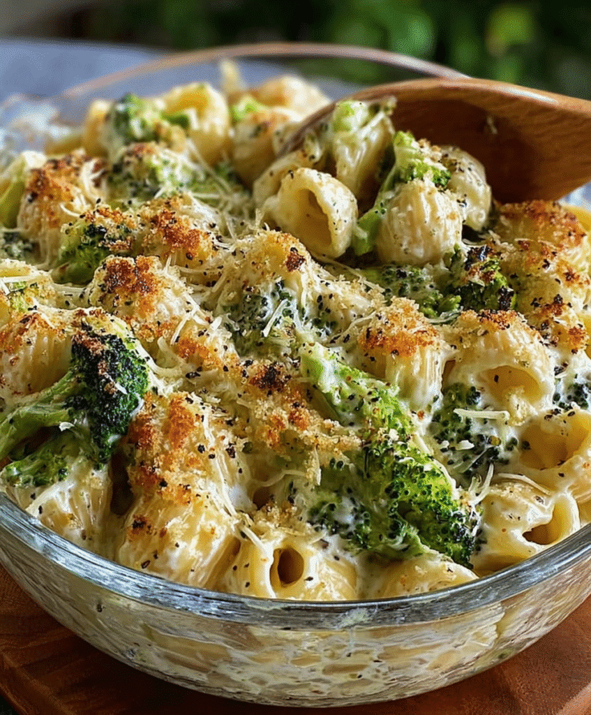 No-Boil Broccoli Pasta Bake