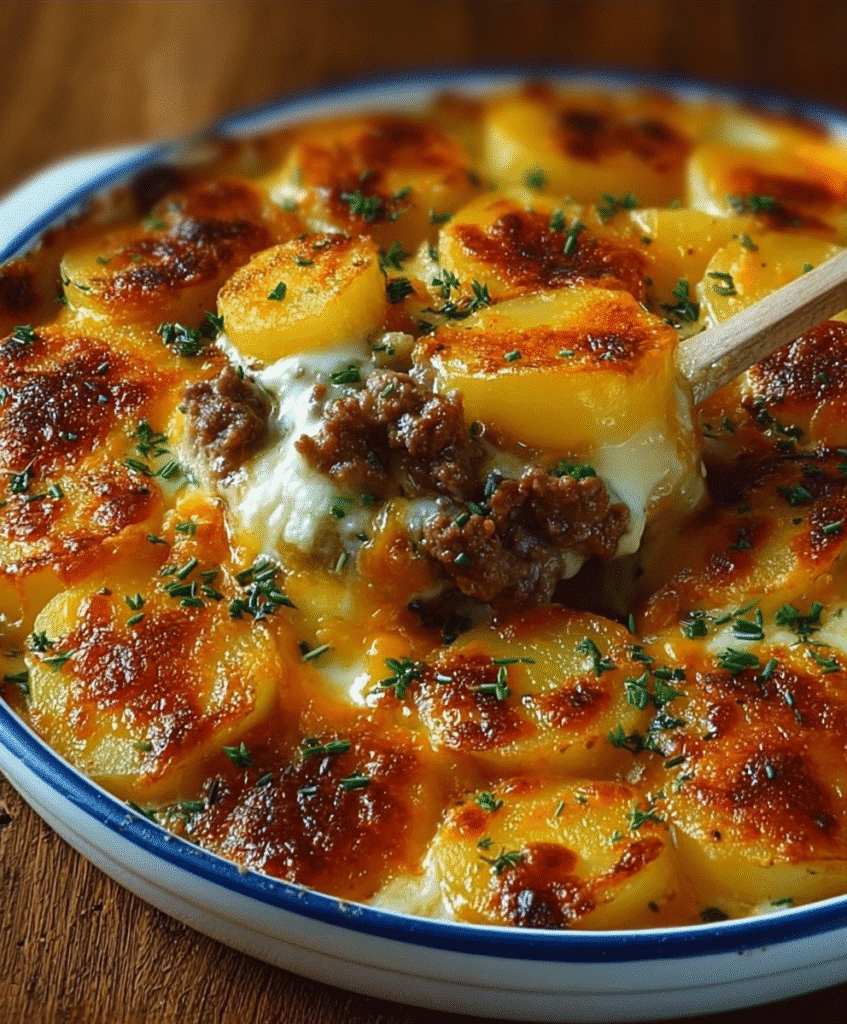 Ground Beef Casserole with Potatoes