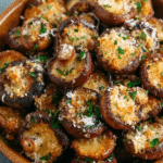 Crispy Air Fryer Parmesan Mushrooms