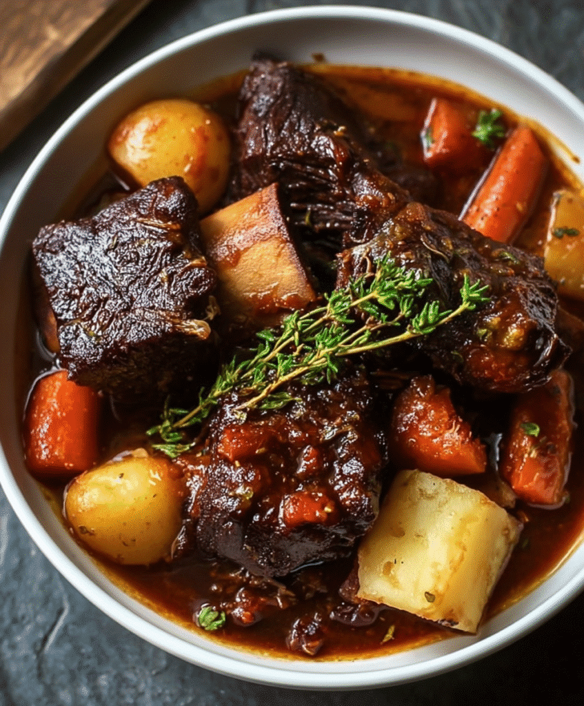 Italian Braised Beef Short Ribs