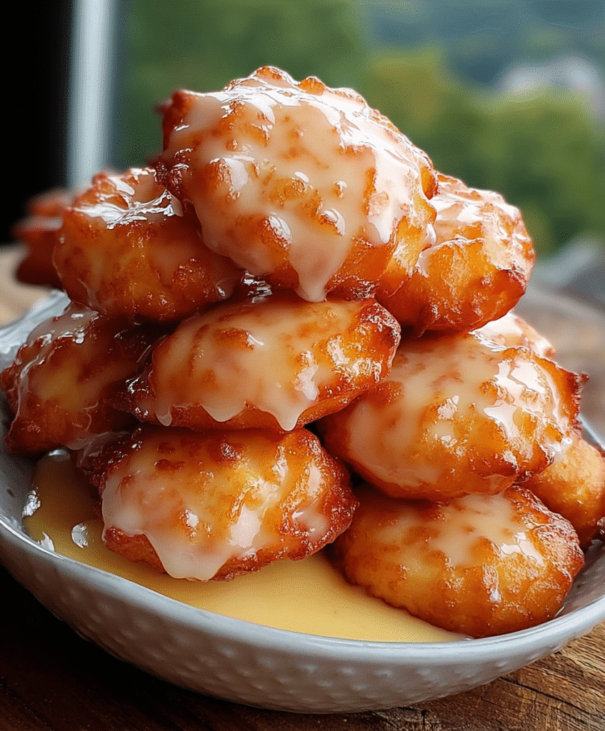 Delicious Fresh Peach Fritters