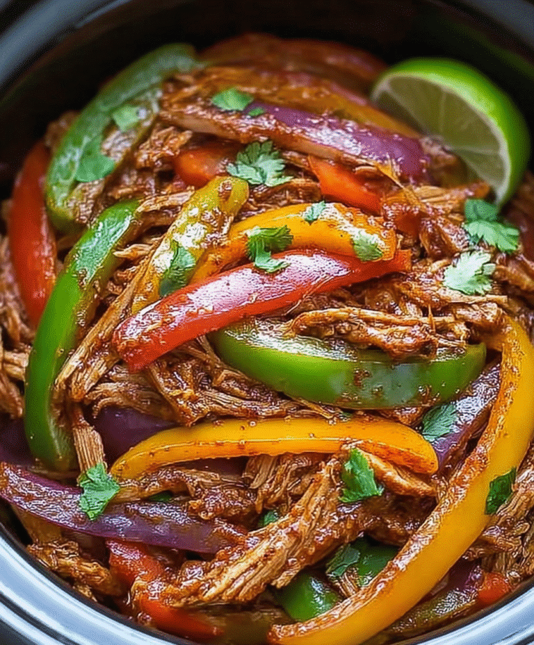 Easy Crockpot Fajitas
