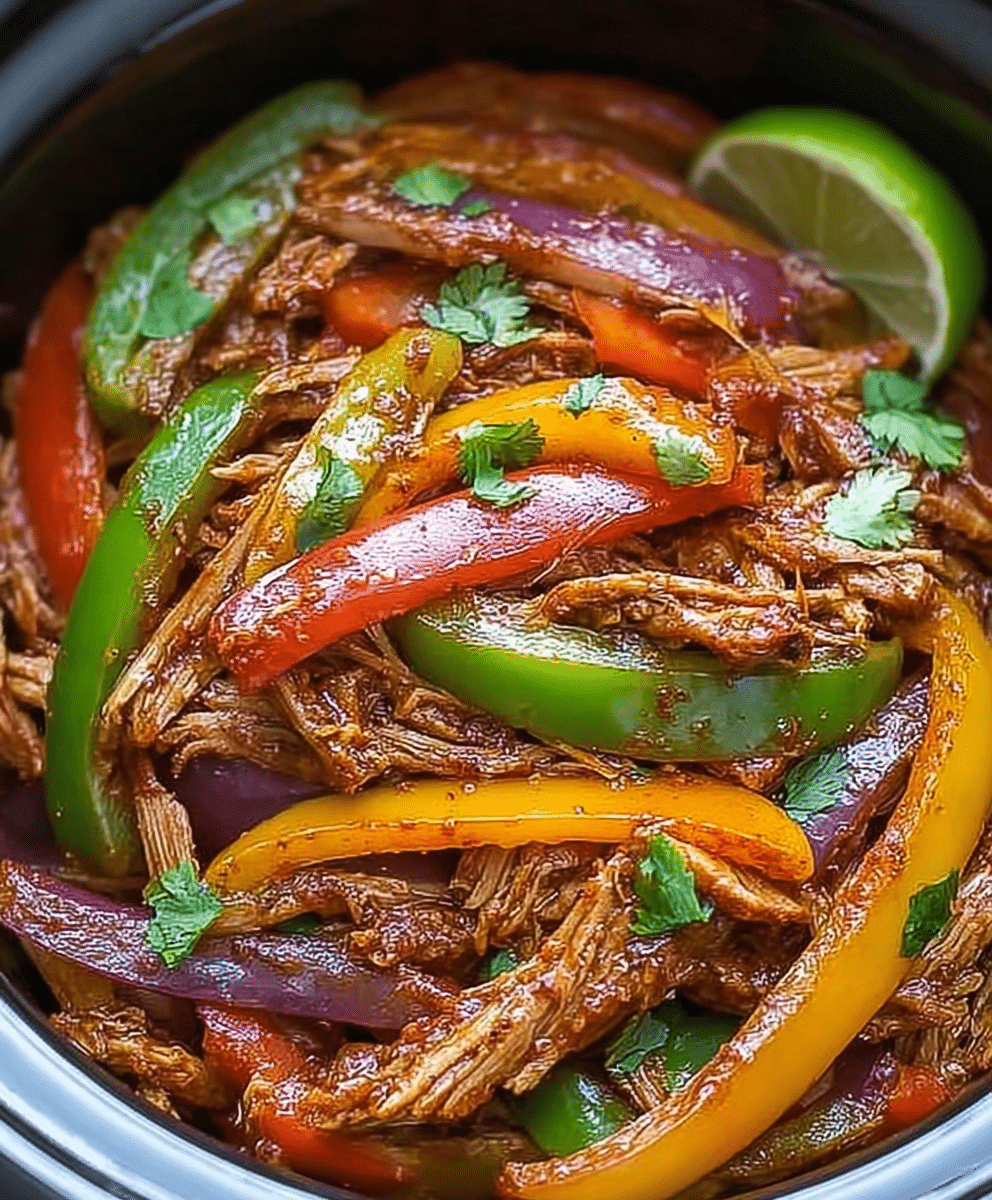 Easy Crockpot Fajitas