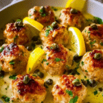 Chicken Piccata Meatballs Recipe