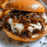 Irresistible French Onion Beef Sloppy Joes