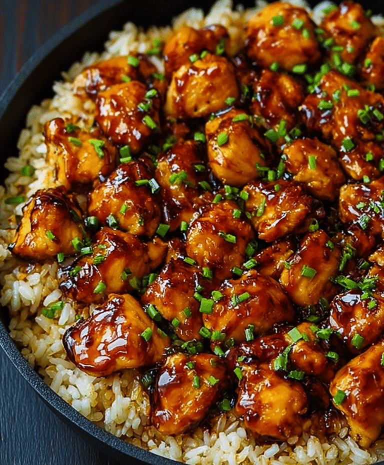 One-Pan Bold Honey BBQ Chicken Rice