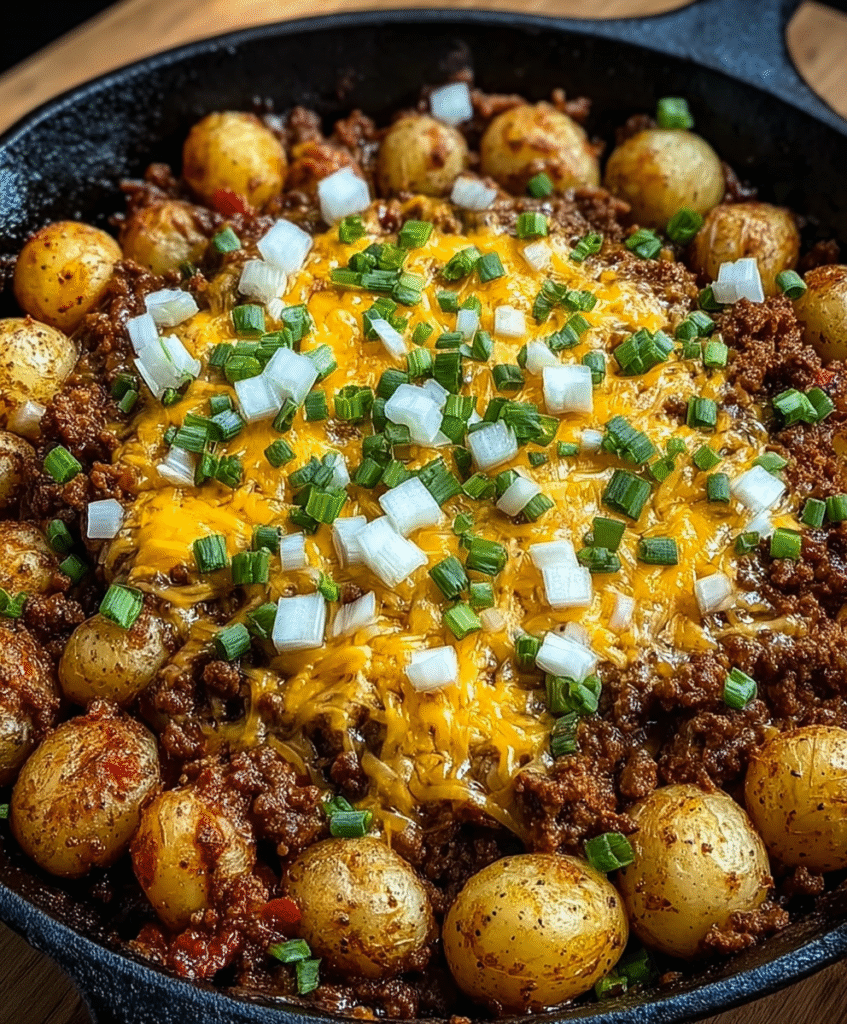 Sloppy Joe Potato Skillet