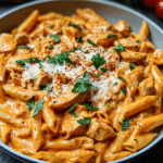 Creamy Tomato and Chicken Pasta Delight