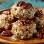 No-Bake Coconut Pecan Praline Cookies