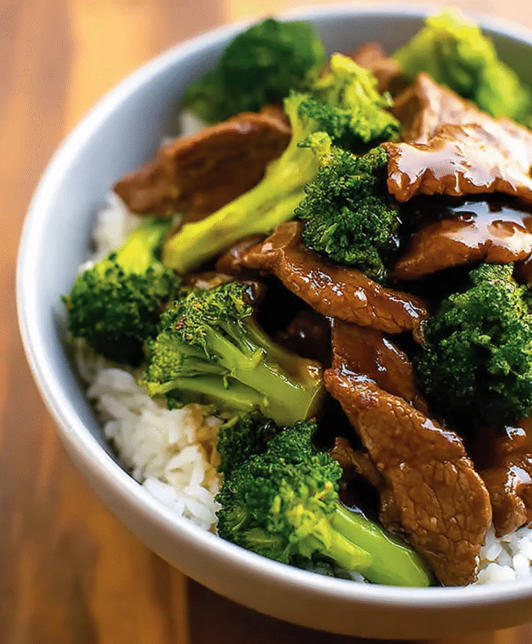 Savory Crock Pot Beef and Broccoli