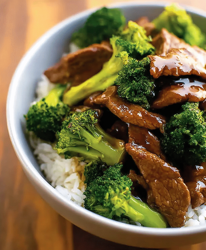 Savory Crock Pot Beef and Broccoli