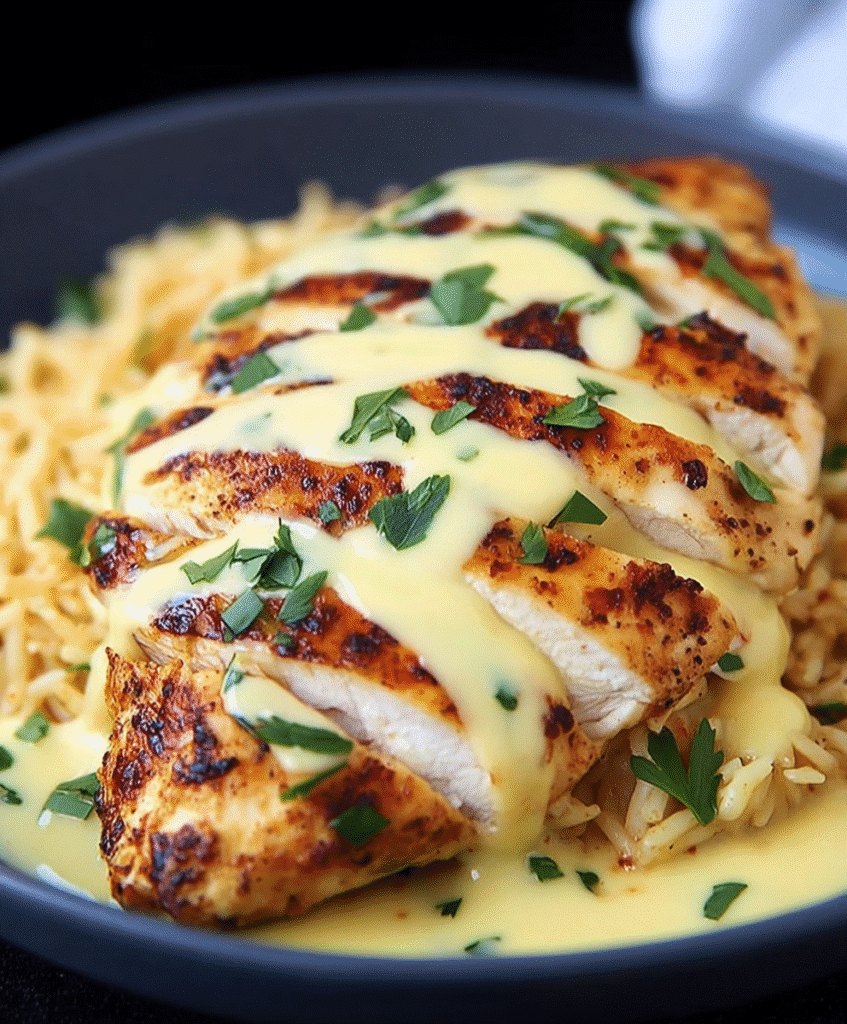 Mexican Chicken with Cheese Sauce