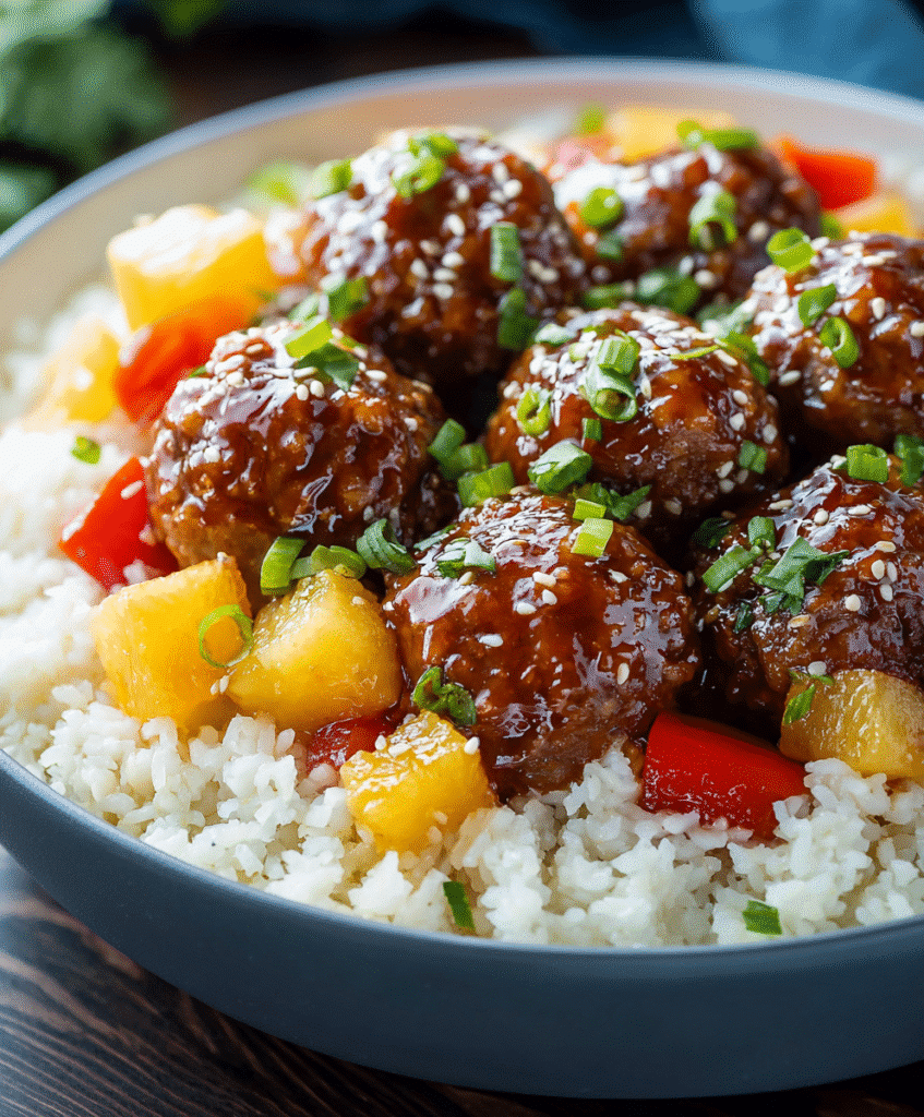 Sweet and Sour Meatballs