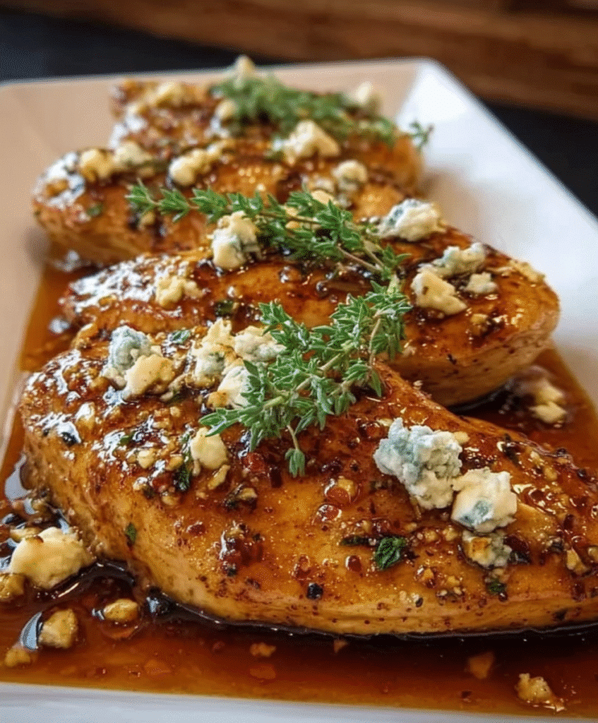 Hot Honey Infused Feta Chicken: