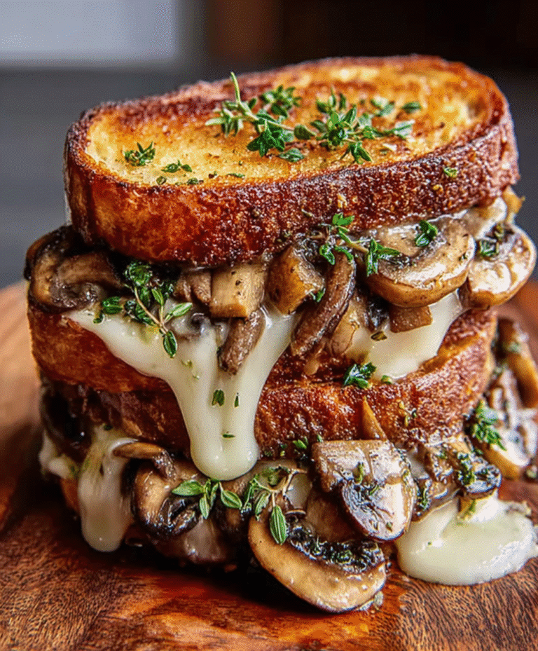 Swiss Mushroom Melt Delight